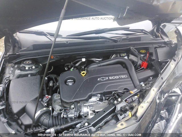 1G1ZB5ST8JF106984 - 2018 CHEVROLET MALIBU LS ნაცრისფერი ფოტო 10