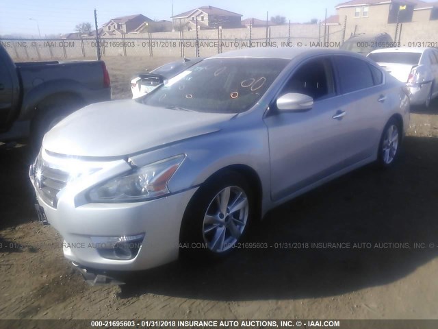 1N4AL3AP4DN542113 - 2013 NISSAN ALTIMA 2.5/S/SV/SL SILVER photo 2