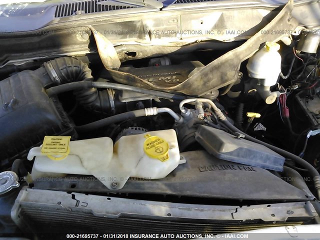 3D7KR28D75G742891 - 2005 DODGE RAM 2500 ST/SLT 白色 照片 10