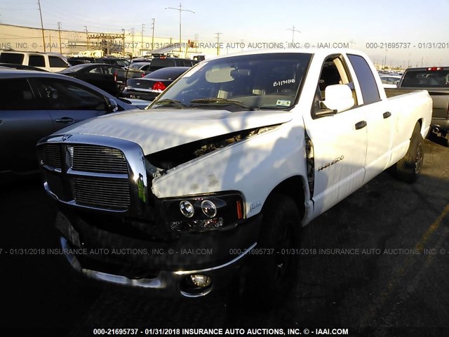 3D7KR28D75G742891 - 2005 DODGE RAM 2500 ST/SLT 白色 照片 2