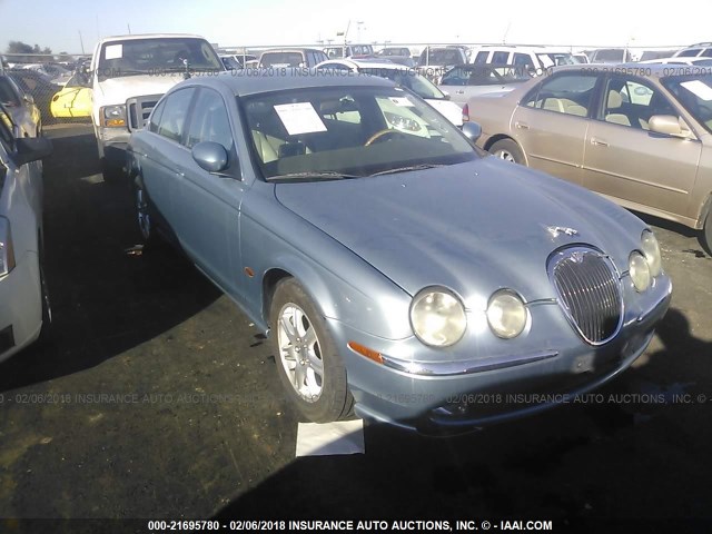 SAJEA01T93FM73913 - 2003 JAGUAR S-TYPE BLUE photo 1