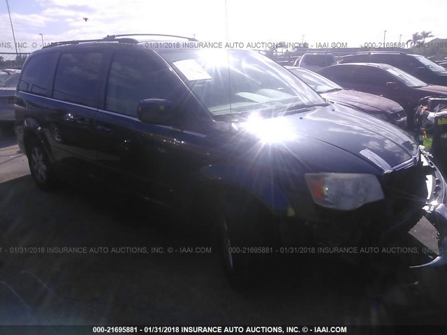 2A8HR54P08R682420 - 2008 CHRYSLER TOWN & COUNTRY TOURING BLUE photo 1