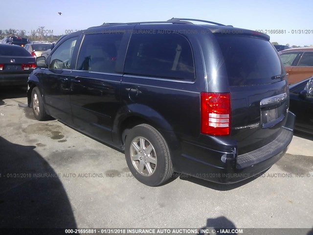 2A8HR54P08R682420 - 2008 CHRYSLER TOWN & COUNTRY TOURING BLUE photo 3