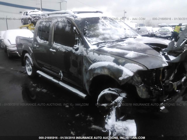 1N6AD07U36C449596 - 2006 NISSAN FRONTIER CREW CAB LE/SE/OFF ROAD BROWN photo 1