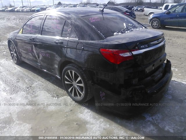 1C3CCBBG2EN153536 - 2014 CHRYSLER 200 TOURING BLACK photo 3