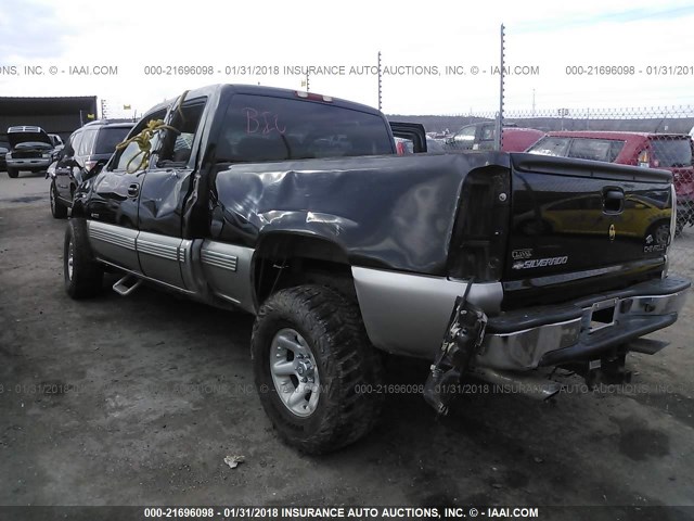 2GCEC19V6Y1352761 - 2000 CHEVROLET SILVERADO C1500 BLACK photo 3