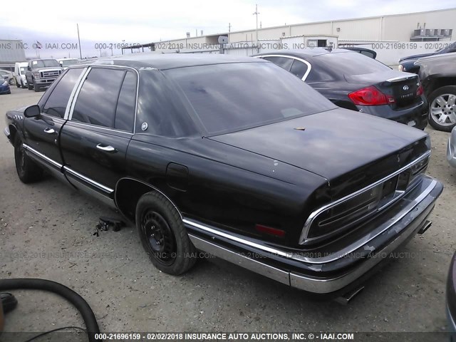 1G4CW53L6N1652410 - 1992 BUICK PARK AVENUE  BLACK photo 3