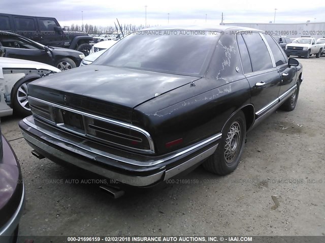 1G4CW53L6N1652410 - 1992 BUICK PARK AVENUE  BLACK photo 4