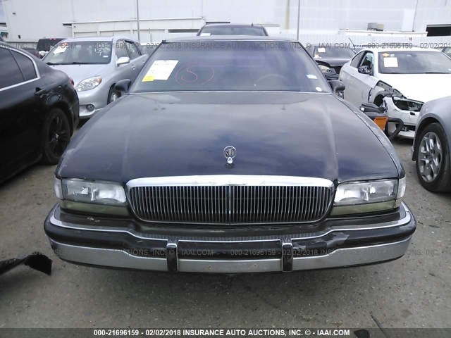 1G4CW53L6N1652410 - 1992 BUICK PARK AVENUE  BLACK photo 6