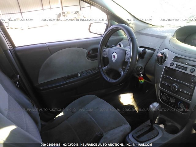 1G8AL58B07Z114711 - 2007 SATURN ION LEVEL 3 BLUE photo 5