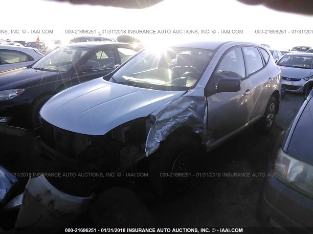 JN8AS58V89W163151 - 2009 NISSAN ROGUE S/SL SILVER photo 2