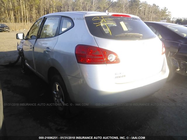 JN8AS58V89W163151 - 2009 NISSAN ROGUE S/SL SILVER photo 3