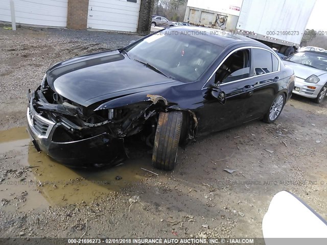 1HGCP258X8A106188 - 2008 HONDA ACCORD EXL BLACK photo 2