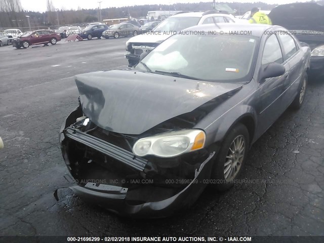 1C3EL56RX5N542866 - 2005 CHRYSLER SEBRING TOURING GRAY photo 2