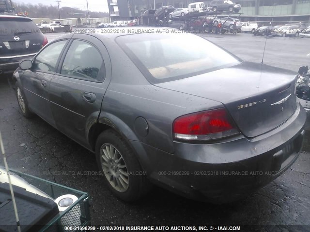 1C3EL56RX5N542866 - 2005 CHRYSLER SEBRING TOURING GRAY photo 3