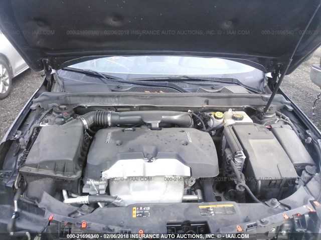 1G11B5SL7FF330574 - 2015 CHEVROLET MALIBU LS ნაცრისფერი ფოტო 10