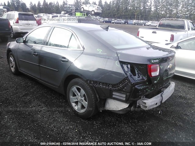 1G11B5SL7FF330574 - 2015 CHEVROLET MALIBU LS ნაცრისფერი ფოტო 3
