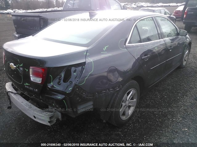 1G11B5SL7FF330574 - 2015 CHEVROLET MALIBU LS ნაცრისფერი ფოტო 4