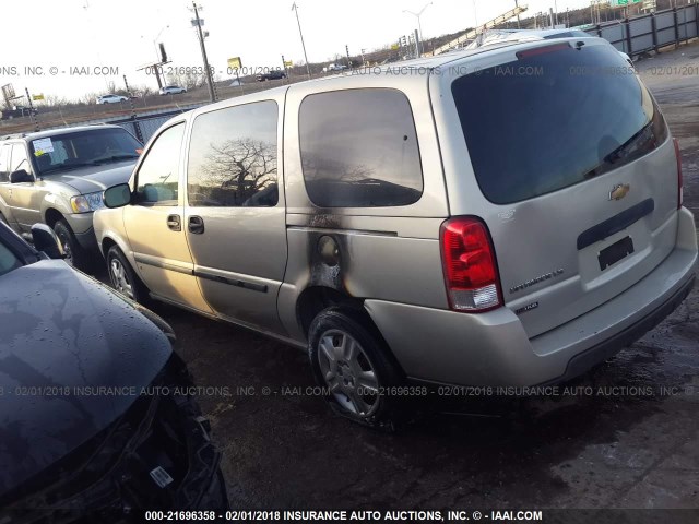 1GNDV23W68D193250 - 2008 CHEVROLET UPLANDER LS TAN photo 3