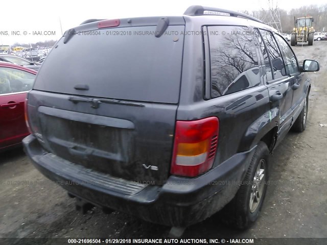 1J4GW48N04C171656 - 2004 JEEP GRAND CHEROKEE LAREDO/COLUMBIA/FREEDOM 黑色 照片 4