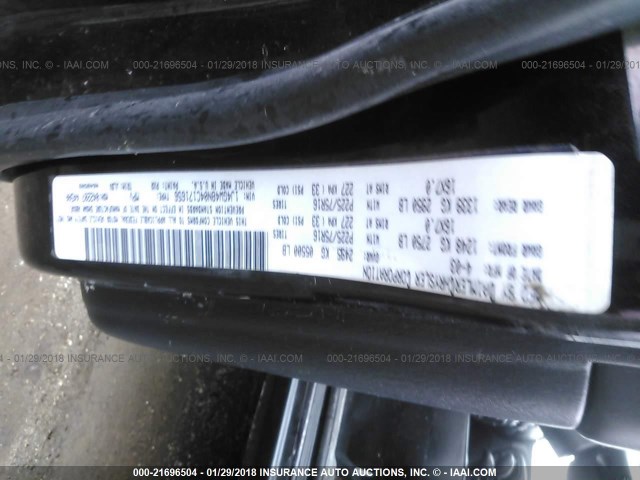 1J4GW48N04C171656 - 2004 JEEP GRAND CHEROKEE LAREDO/COLUMBIA/FREEDOM 黑色 照片 9