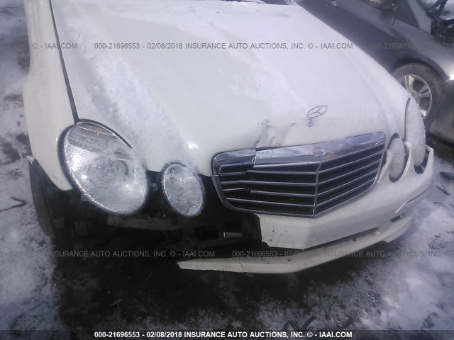 WDBUF72XX9B379236 - 2009 MERCEDES-BENZ E 550 WHITE photo 6