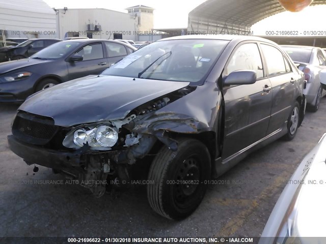 2T1BR32E94C208091 - 2004 TOYOTA COROLLA CE/LE/S GRAY photo 2