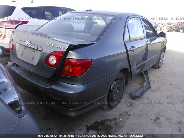 2T1BR32E94C208091 - 2004 TOYOTA COROLLA CE/LE/S GRAY photo 4