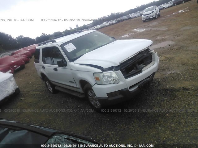 1FMEU62E36UA60552 - 2006 FORD EXPLORER XLS WHITE photo 1