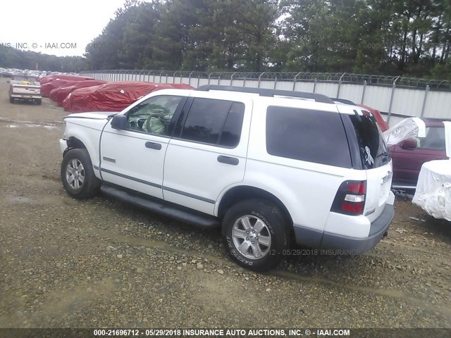 1FMEU62E36UA60552 - 2006 FORD EXPLORER XLS WHITE photo 3