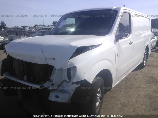 1N6BF0KM3GN814628 - 2016 NISSAN NV 1500 S/SV/2500 S/SV/SL WHITE photo 2