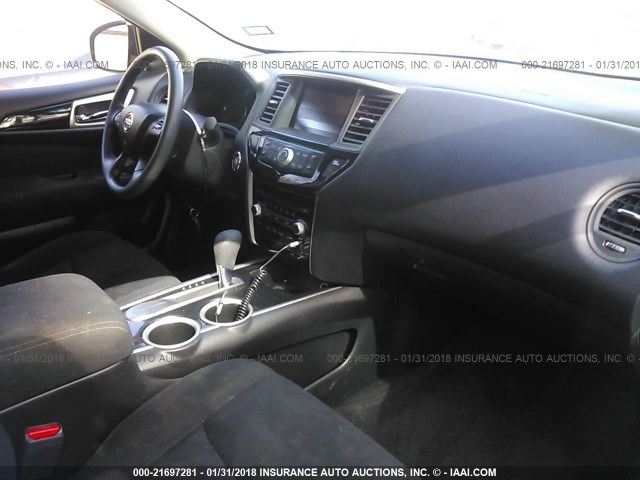 5N1AR2MN5EC734047 - 2014 NISSAN PATHFINDER S/SV/SL/PLATINUM 黑色 照片 5