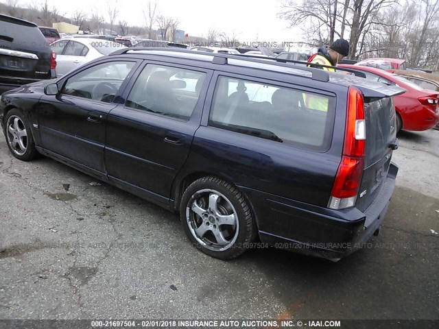 YV1SJ527352520163 - 2005 VOLVO V70 R/2003 YEAR BLACK photo 3