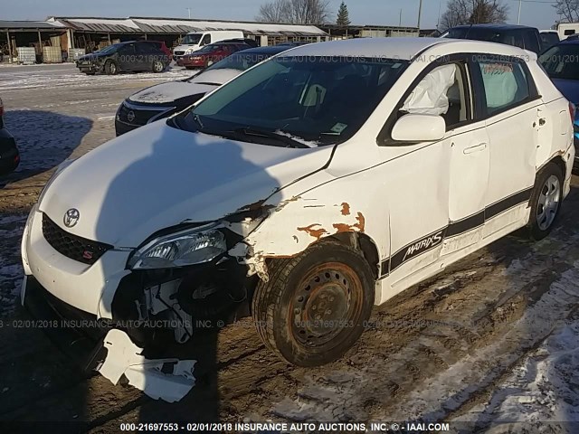 2T1KE40E59C012984 - 2009 TOYOTA COROLLA MATRIX S WHITE photo 6