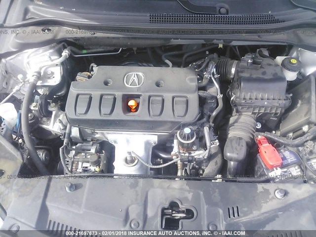 19VDE1F34EE001833 - 2014 ACURA ILX 20 SILVER photo 10
