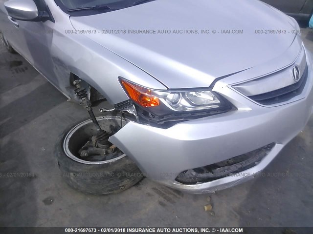 19VDE1F34EE001833 - 2014 ACURA ILX 20 SILVER photo 6