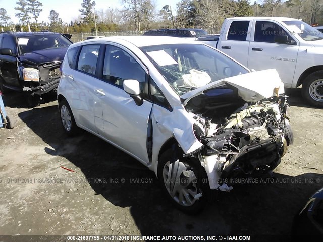 3N1CE2CP6FL388336 - 2015 NISSAN VERSA NOTE S/S PLUS/SV/SL/SR WHITE photo 1