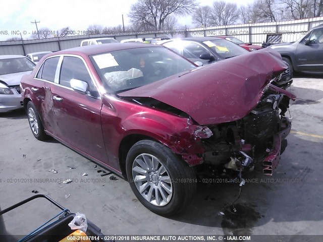 2C3CCAAG4CH227539 - 2012 CHRYSLER 300 MAROON photo 1