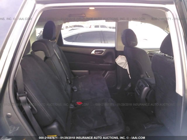 5N1AR2MN4EC700889 - 2014 NISSAN PATHFINDER S/SV/SL/PLATINUM 灰色 照片 8