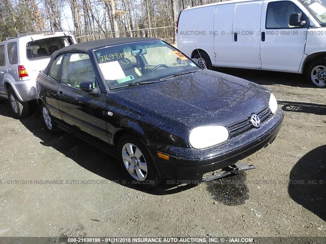 3VWDC21V42M806760 - 2002 VOLKSWAGEN CABRIO GLX 黑色 照片 1