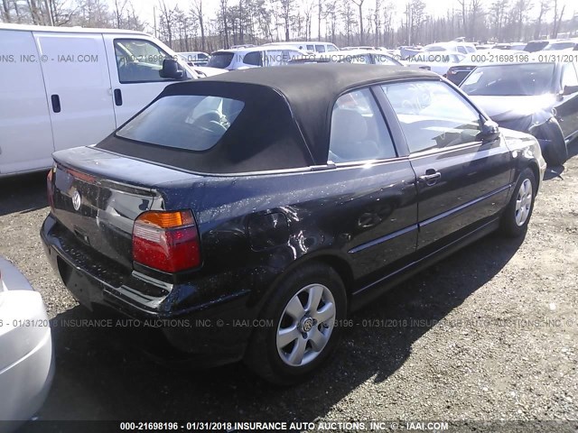 3VWDC21V42M806760 - 2002 VOLKSWAGEN CABRIO GLX 黑色 照片 4