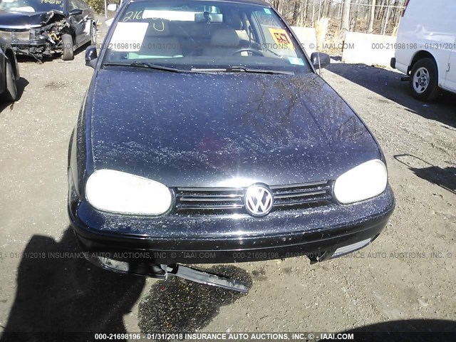3VWDC21V42M806760 - 2002 VOLKSWAGEN CABRIO GLX 黑色 照片 6