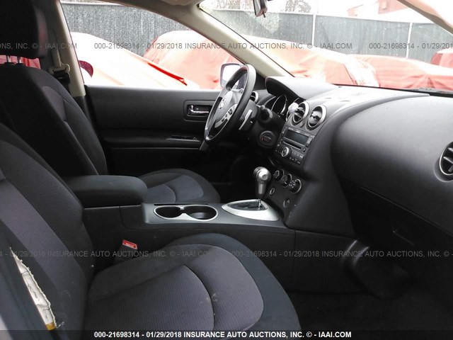 JN8AS58V78W111606 - 2008 NISSAN ROGUE S/SL SILVER photo 5