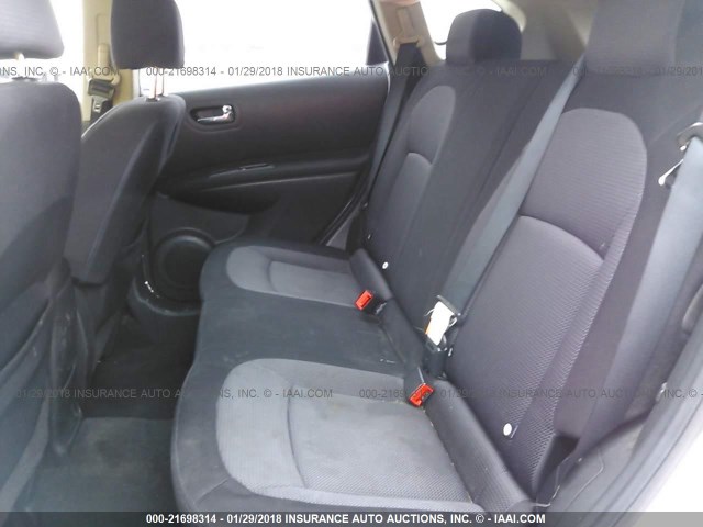 JN8AS58V78W111606 - 2008 NISSAN ROGUE S/SL SILVER photo 8