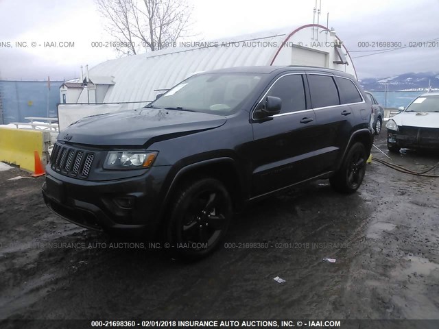 1C4RJFAG8FC704389 - 2015 JEEP GRAND CHEROKEE LAREDO Navy photo 2