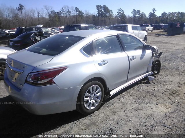 1N4AL3AP9DC234320 - 2013 NISSAN ALTIMA 2.5/S/SV/SL SILVER photo 4