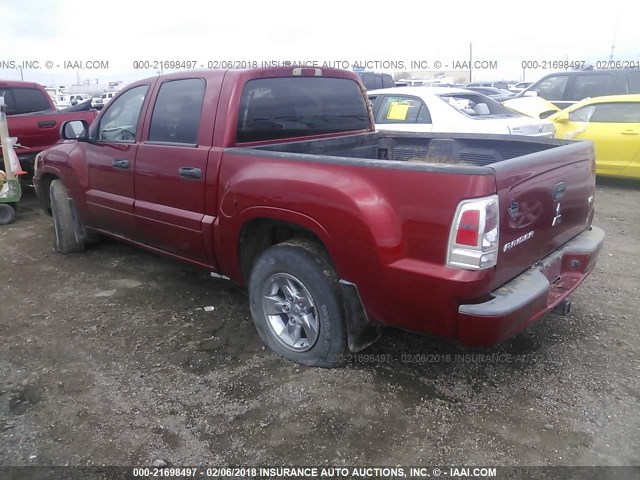 1Z3HC48N16S543006 - 2006 MITSUBISHI RAIDER XLS RED photo 3