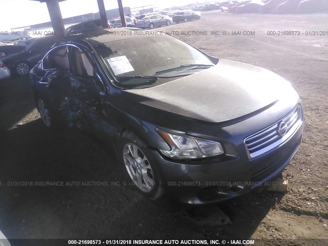 1N4AA5AP8DC811713 - 2013 NISSAN MAXIMA S/SV BLUE photo 1