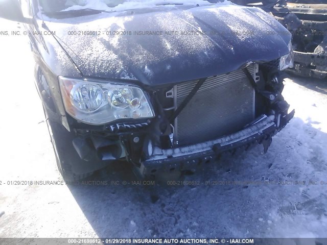 2C4RDGBG2ER202835 - 2014 DODGE GRAND CARAVAN SE BLACK photo 6