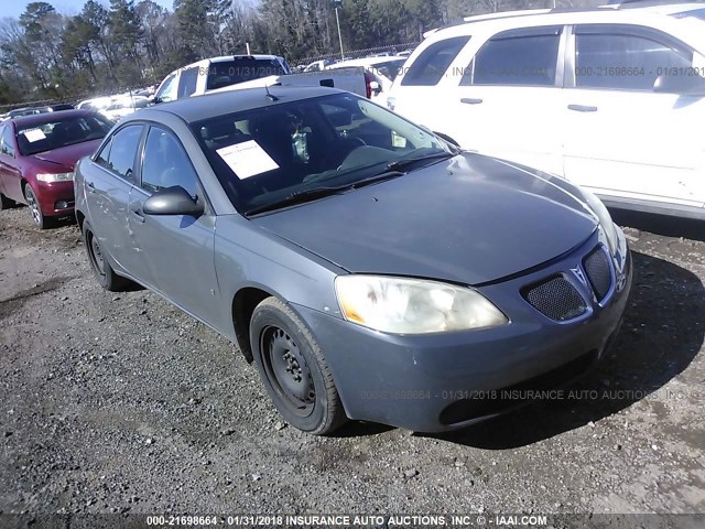 1G2ZF57B684309782 - 2008 PONTIAC G6 VALUE LEADER/BASE GRAY photo 1